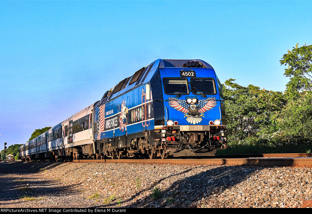 NJT 4502 on train 5743